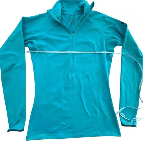 Nike Blue Pro Medium Dri Fit Half Zip Pullover Running Jacket, Size Medium - Picture 10 of 14